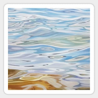 Meander - water painting Magnet